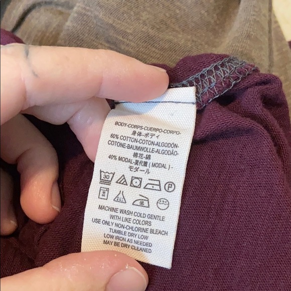 FREE PEOPLE JERSEY COLORBLOCK TEE - Picture 6 of 6